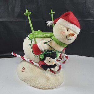 HALLMARK JINGLE PALS SWOOSHIN' DUO ANIMATED SINGING SNOWMAN & PENGUIN WORKS
